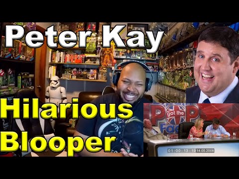 Peter Kay loses control in hilarious blooper! - BBC Reaction