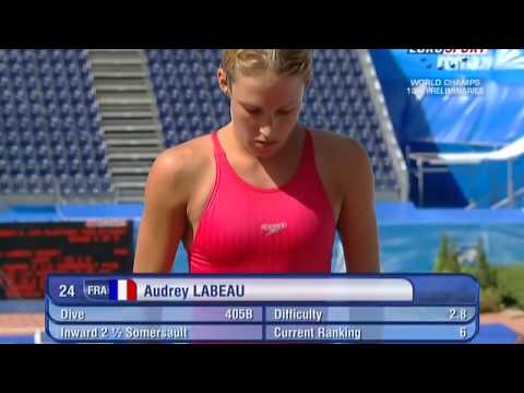 【飛び込み】オドレイ・ラボー 2009年ローマ 10m 1st