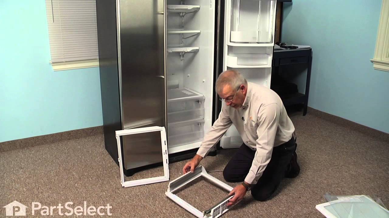 Replacing your Maytag Refrigerator Crisper Frame - NO Glass