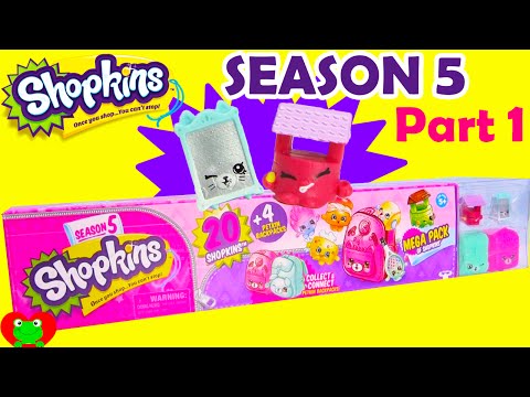 Shopkins SEASON 5 MEGA Pack Part 1 of 3 Toy Genie Video