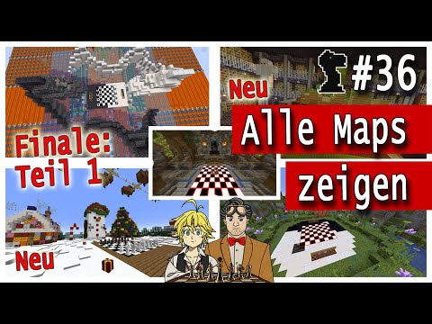 ♟️ Minecraft Redstone-Schach #36 - Das Finale Teil1: ALLE Maps vorstellen | Minecraft Redstone