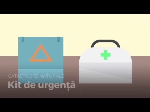 Aflați gesturile de prim ajutor - Kit de urgenţă în caz de catastrofe