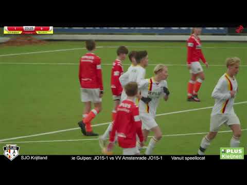 SJO Krijtland JO15-1 vs VV Amstenrade JO15-1 4-12-2021