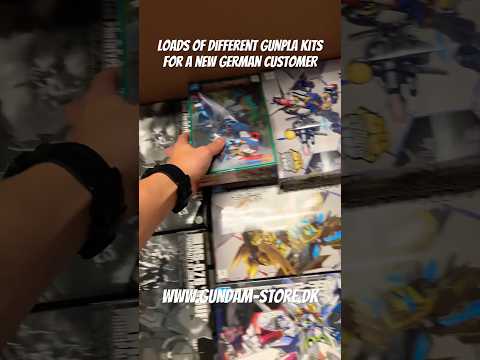 Loads of different Gunpla kits for a new german customer #short #germany #gundam #gunpla #hobby