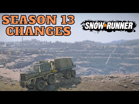 SnowRunner Year 4 Season 13 Update/DLC PTS Changes/News