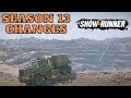 SnowRunner Year 4 Season 13 Update/DLC PTS Changes/News