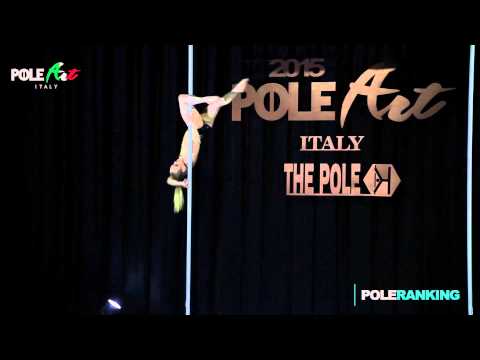 Oona Kivelä Pole Art Italy 2015 Elite Women Second place