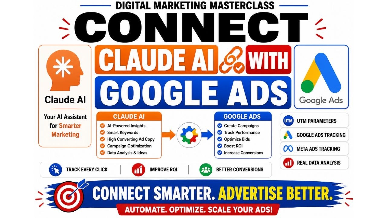 CONNECT CLAUDE AI WITH GOOGLE ADS 🚀 | AI-Powered Digital Marketing Masterclass 2026