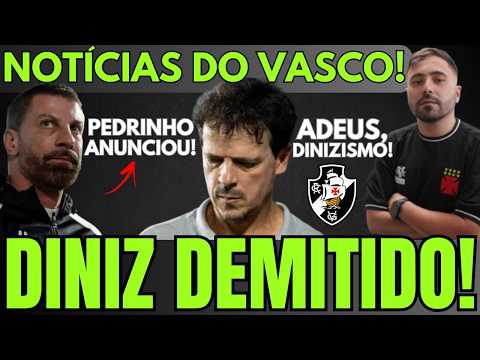 FINALMENTE! FERNANDO DINIZ ESTÁ DEMITIDO DO VASCO! VEJA QUEM ASSUME O TIME E SAIBA DETALHES!