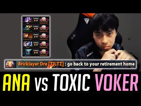 How ANA deal with TOXIC players in pubs DOTA 2
