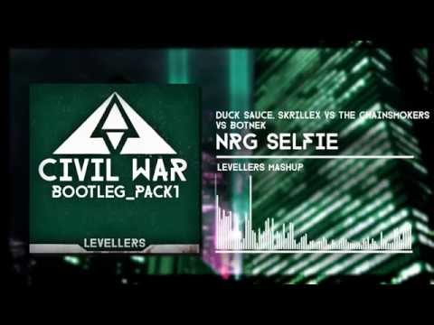 Duck Sauce, Skrillex & Friends vs The Chainsmokers & Botnek - NRG Selfie (Levellers Mashup)