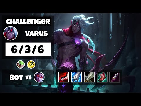 Varus vs Vayne NA Challenger BOT (6/3/6) - v11.13