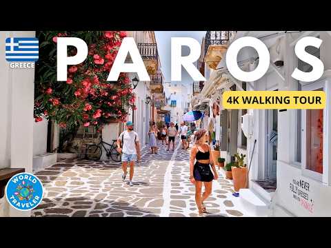 Paros, Greece: 4K Walking Tour: Discover the Charm of this Greek Island Gem 🇬🇷