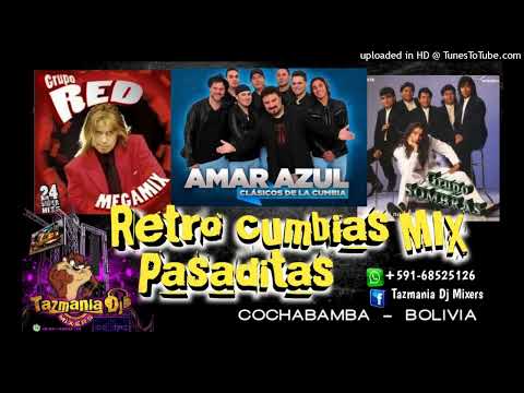 Retro cumbias pasaditos mix --sombras grupo red-amar azul y otros (dj mixers )(720P_HD)