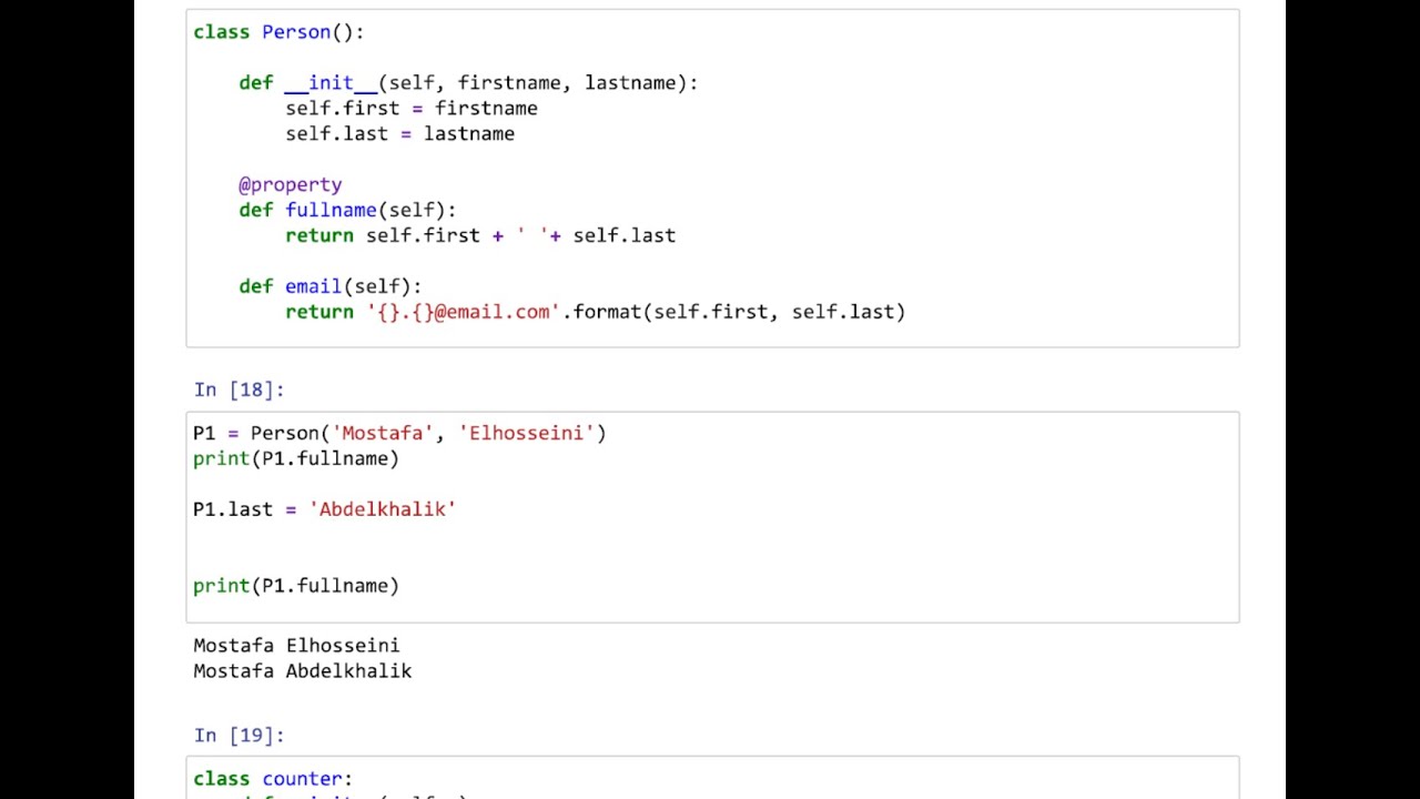 Data Management: Using Properties | Learning OOP using Python 🐍