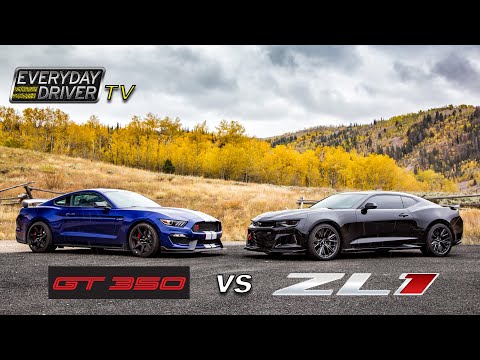 Mustang Shelby GT350R vs Camaro ZL1 - Rivalry | Everyday Driver TV Season 2