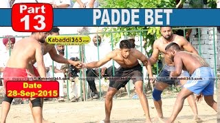 (13) Padde Bet (Kapurthala) Kabaddi Tournament 28 Sep 2015
