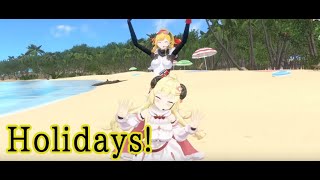 【Holidays!】カエラ・コヴァルスキア　角巻わため　Kaela Kovalskia　THE BLACKSMITH FITUBER'S DREAM　ホロライブID