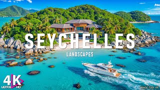 4K Seychelles 2025 🌊 Tropical Paradise & Stunning Coastlines Aerial Views | World Tour 4K