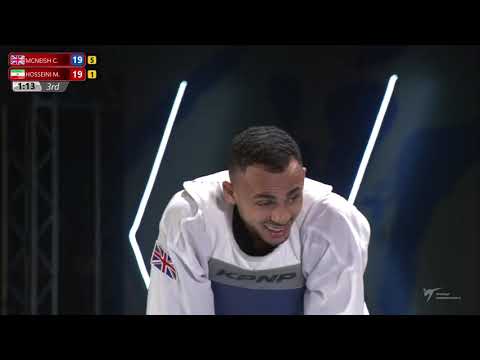 Chiba Grand Prix 2019 Final-68kg: Mcneish Christan(GBR)VS Hosseini Mirhashem(IRI) #taekwondo #japan