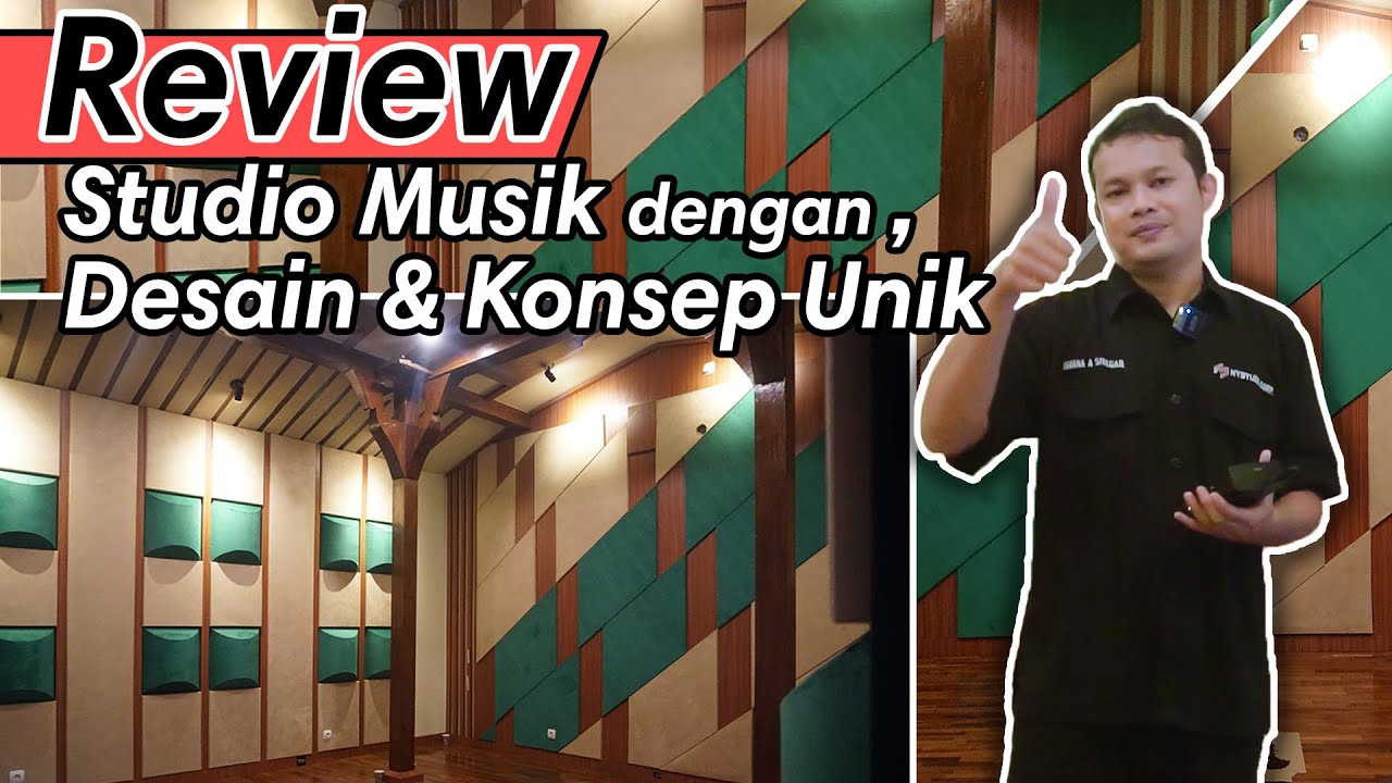 Review Studio Musik desain Khas Joglo + Pengukuran akustik ruang