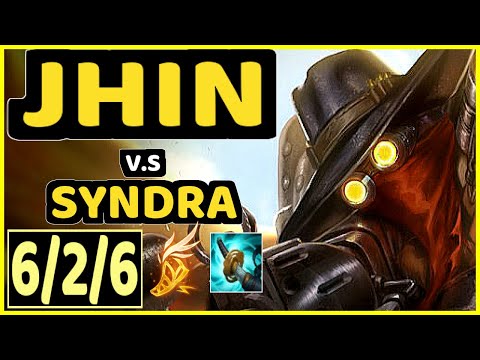 RASCAL (JHIN) vs SYNDRA - 6/2/6 KDA BOTTOM ADC CHALLENGER GAMEPLAY - KR