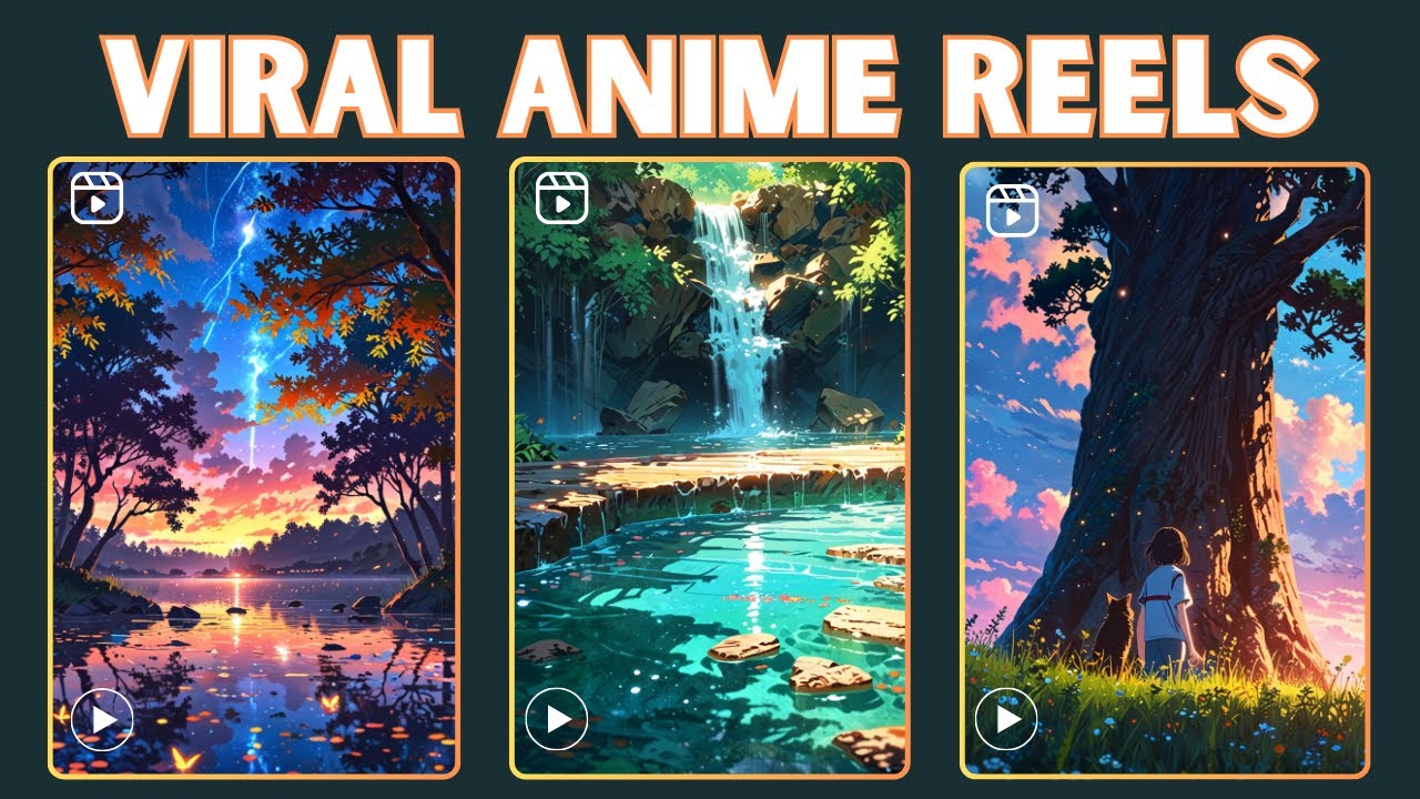 How to Create Viral Anime Nature Reels | Step-by-Step Tutorial with AI Tools