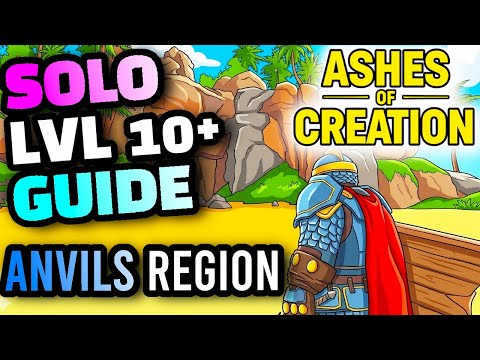 How to Level EFFICIENTLY as a SOLO Past 10 In The Anvils Region - Ashes of Creation