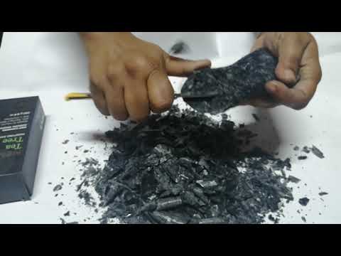 Black Beauty Soap Cutting Satisfying..