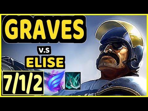 CARBON (GRAVES) vs ELISE - 7/1/2 KDA JUNGLE GAMEPLAY - OC Ranked MASTER