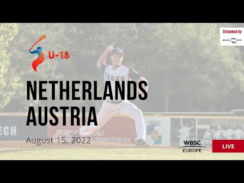 14 U-18 Baseball European Championship - Netherlands VS Austria