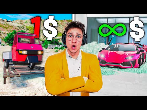 CONCESSIONARIO DA 1$ vs 1.000.000$ su GTA 5! 🏎️