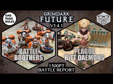 [11] Battle Brothers vs Rift Daemons of Plague | OnePageRules Battle Report