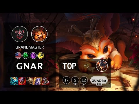 Gnar Top vs Rumble - NA Grandmaster Patch 11.8