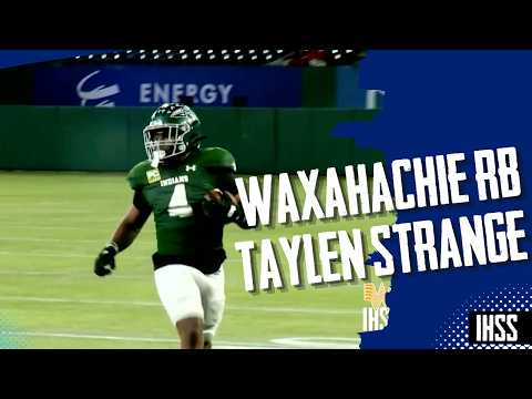 Waxahachie RB Taylen Strange | 11-6A First Team All-District Junior Spotlight