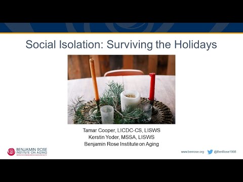 Social Isolation and the Pandemic