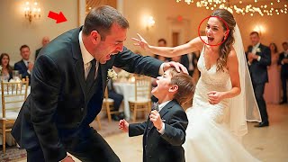 At the wedding, MY NEW HUSBAND SLAPPED MY SON and said, "YOU'RE SUCH A NUISANCE"...
