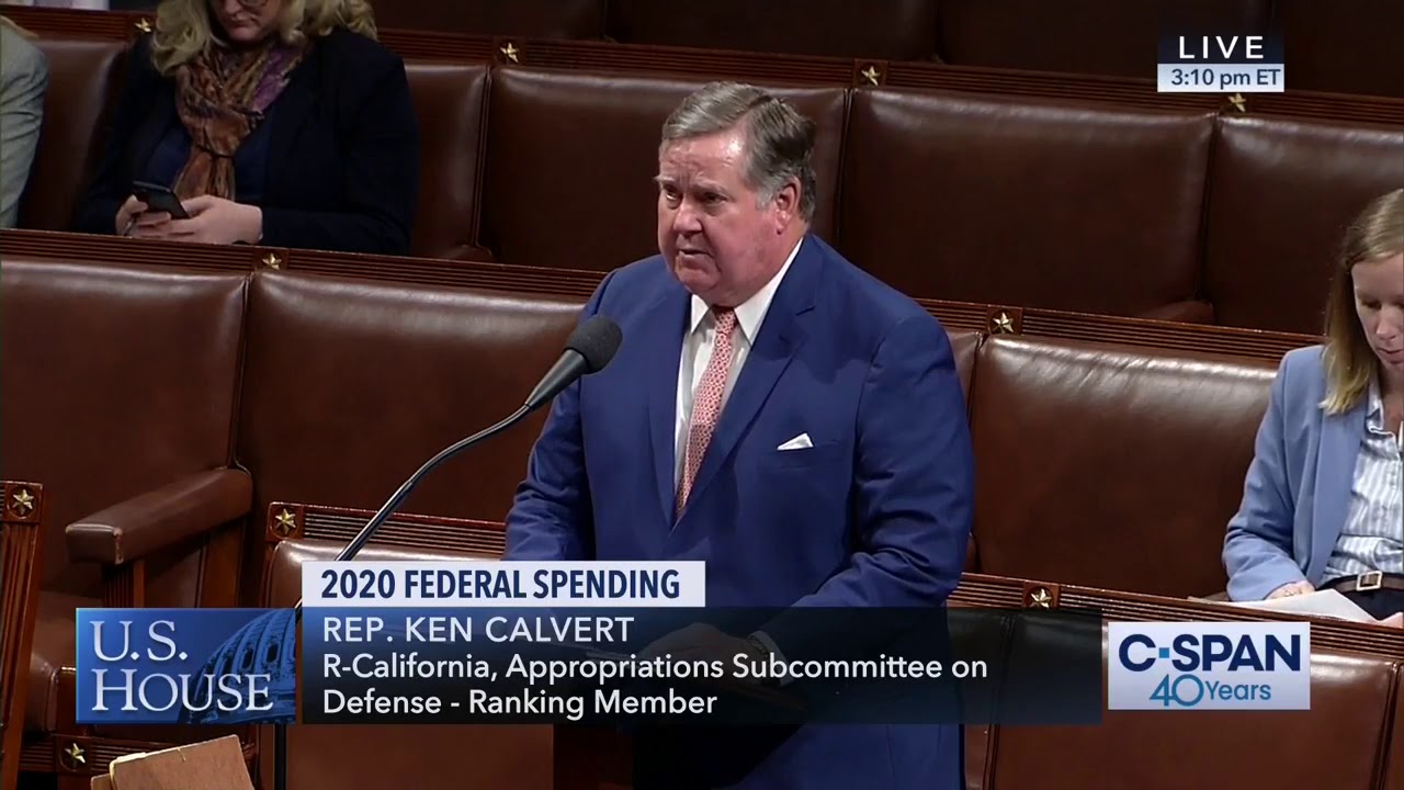 Rep. Calvert Statement on Appropriations Bill Package