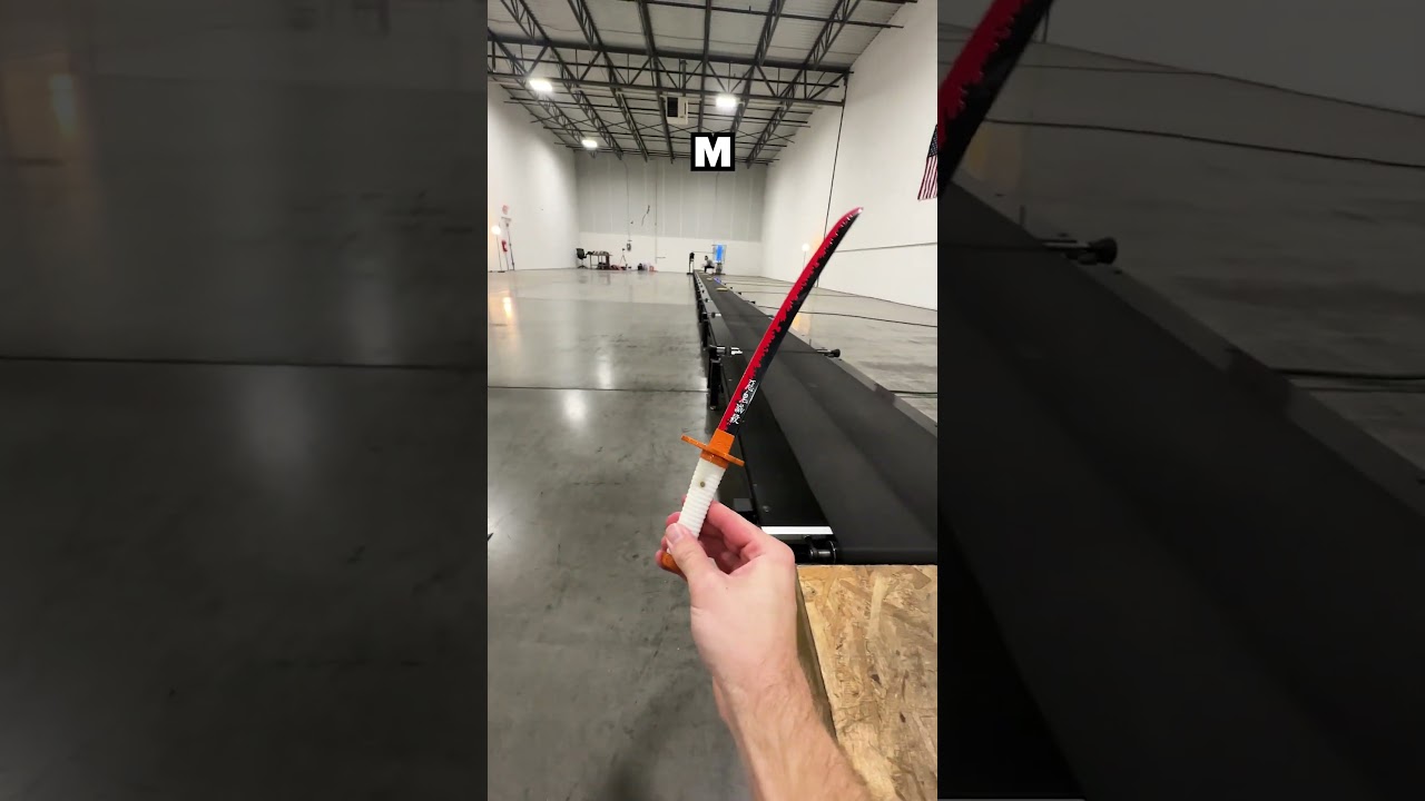 Banana vs Sword on a Conveyor Belt