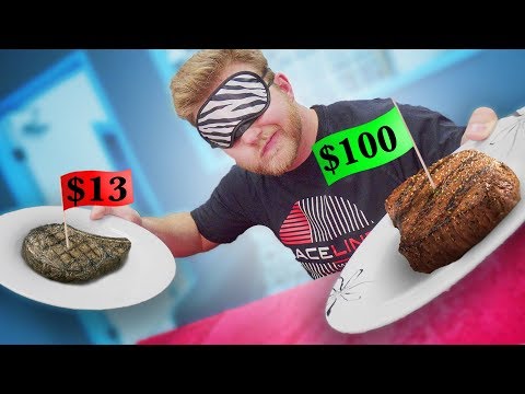 Cheap Vs Expensive Food Blindfold Taste Test Challenge! Video