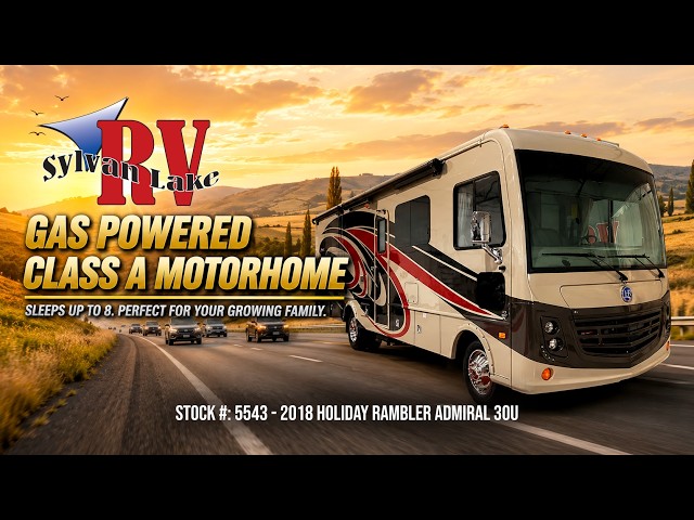 2018 Holiday Rambler Admiral 30U – Pre-Owned Class A Motorhome.  in RVs & Motorhomes in Red Deer