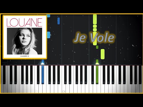 Je Vole - Louane piano tutorial