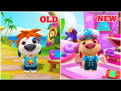 My Talking Hank vs My Talking Hank Islands Gameplay #talkinghank