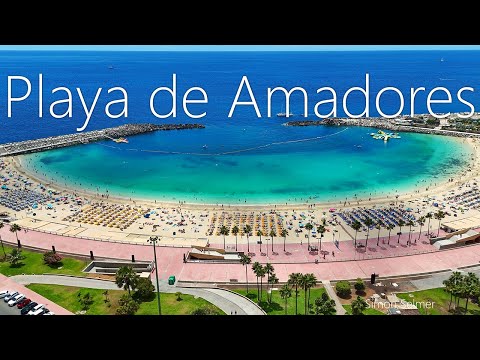 Playa de Amadores, Gran Canaria – Breathtaking Beach & Resort Views from Above
