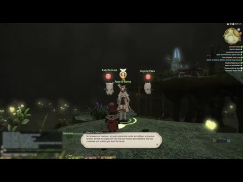FFXIV White Mage (WHM) Job Quest: Level 35 - Only You Can Prevent Forest Ire
