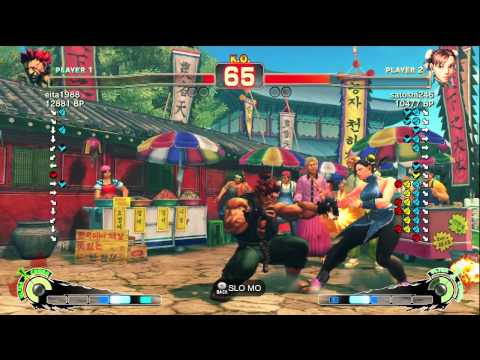 Eita [Akuma] vs satoshi246 [Chun] SSF4 Japanese Online Ranked Matches - TRUE-HD