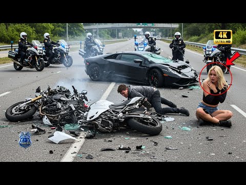 🔴 HIGH-SPEED ESCAPE: 5 THIEVES against the POLICE #policechase