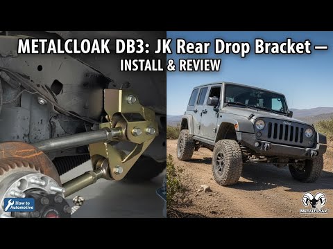 Metalcloak's Db3 Rear Control Arm Drop Brackets Install: Make Your Jeep Jk More Capable Off-road!