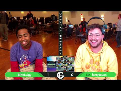 Super Smash Bros. Ultimate: BlitzLuigy (Megaman) V Mz. | fortyseven (Ness, Palutena) - Synthesis 45