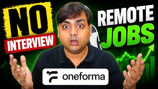 OneForma Jobs 2026: Remote AI Jobs With NO Interview